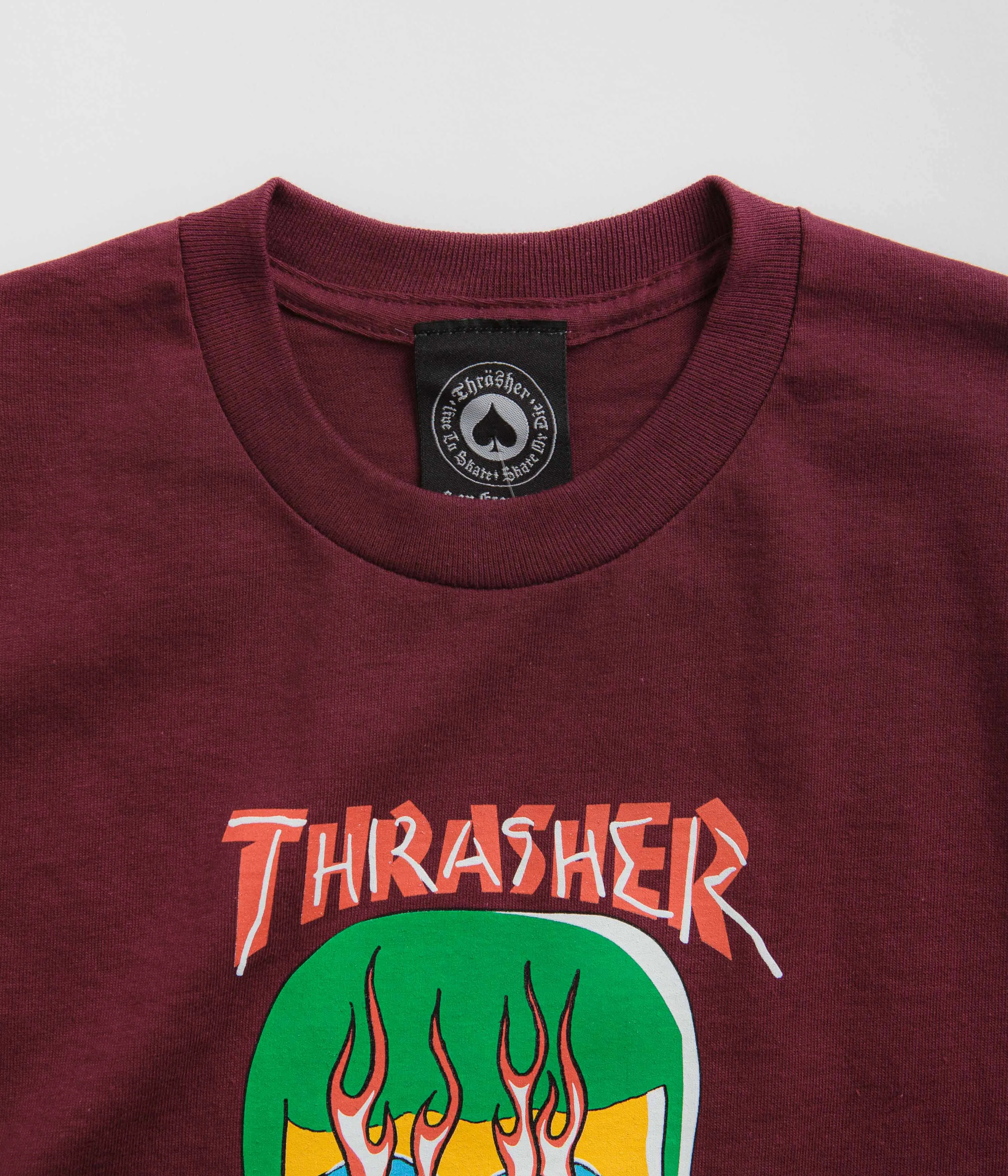 Thrasher Talk Shit By Gonz T-Shirt - Maroon