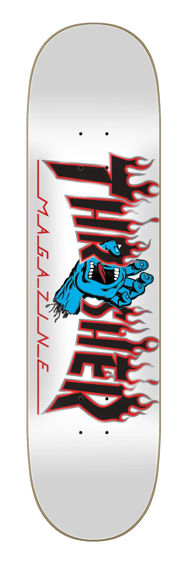 THRASHER X SANTA CRUZ SCREAMING FLAME LOGO DECK (11117032)