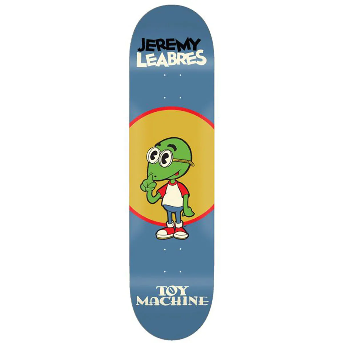 TOY MACHINE - JEREMY LEABRES TOONS 8.5 SKATEBOARD DECK