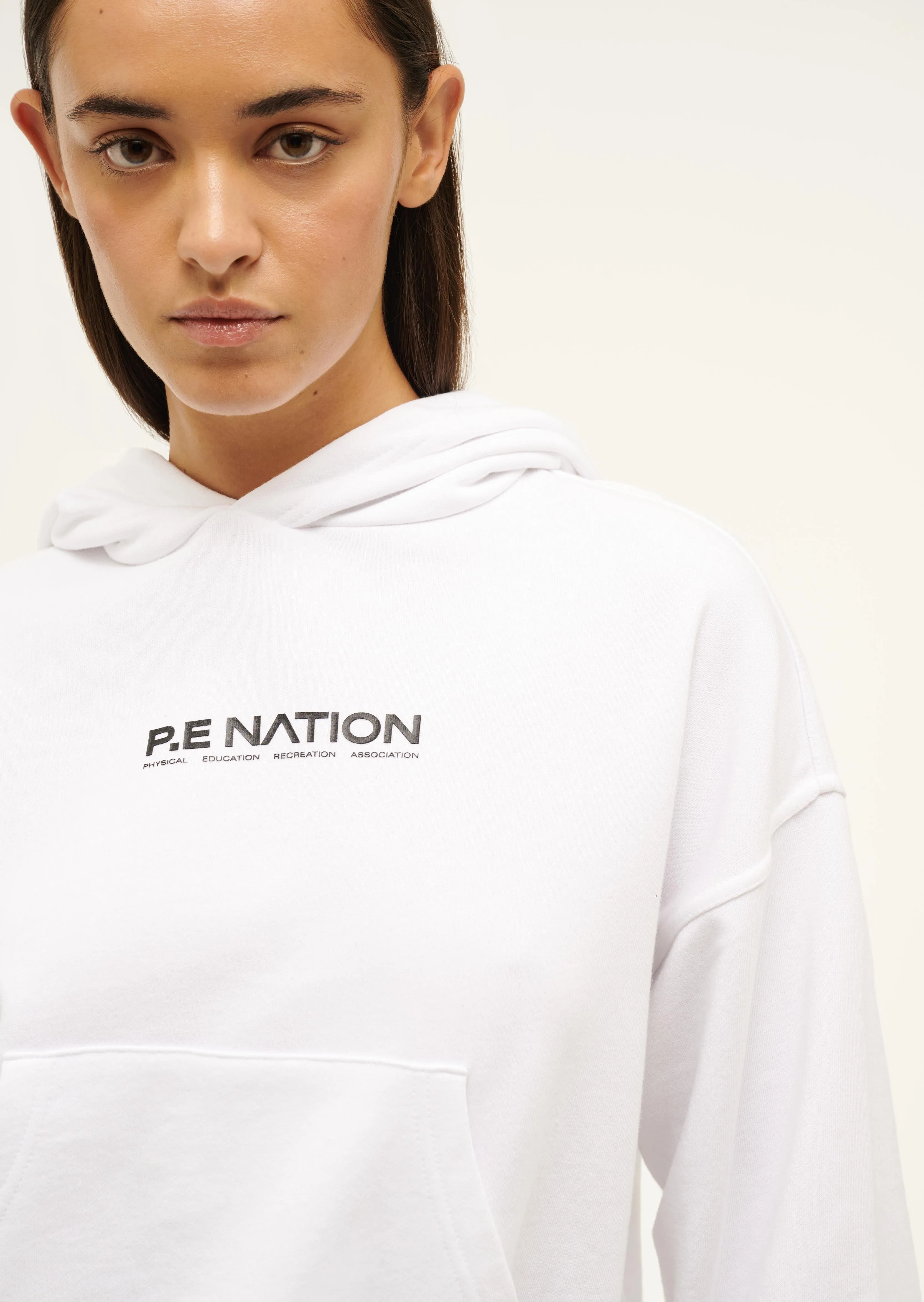 TRANSITION HOODIE IN OPTIC WHITE