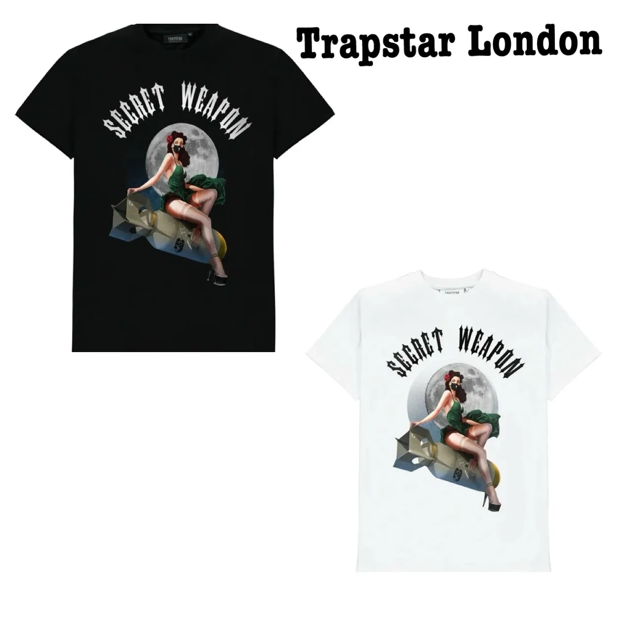 Trapstar London  |Crew Neck Street Style Cotton Short Sleeves Logo