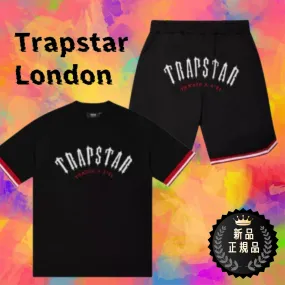 Trapstar London  |Crew Neck Unisex Street Style Plain Cotton Short Sleeves