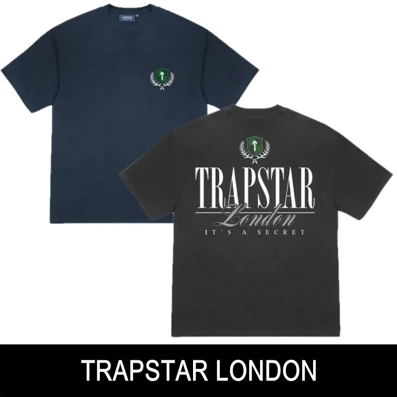 Trapstar London  |Studded Street Style Cotton Oversized Logo Skater Style