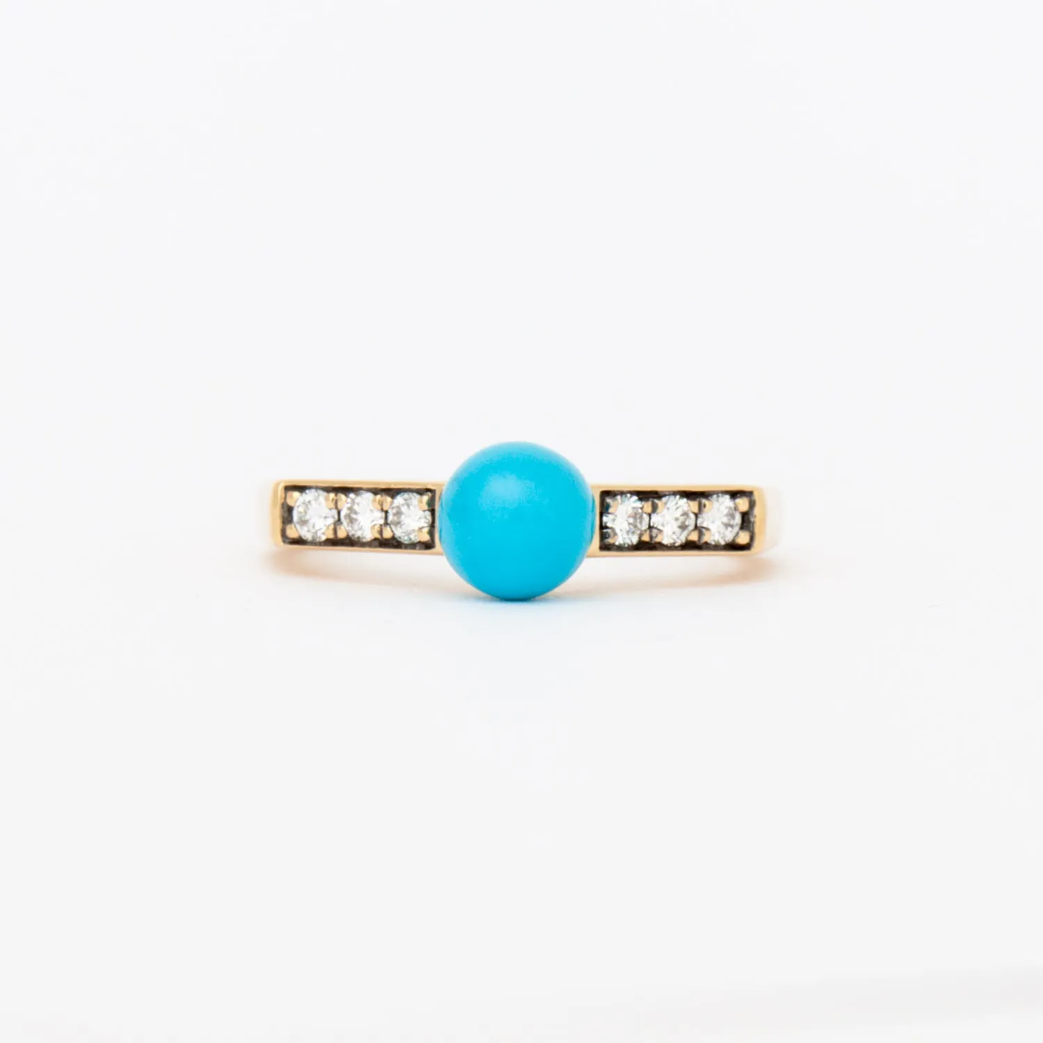 Turquoise Stx & Stone Ring