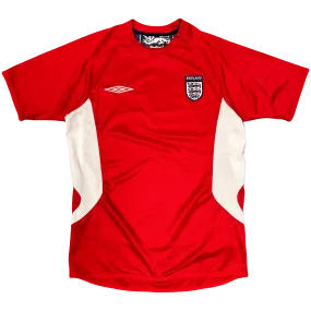 Umbro England 2006/07 Training Shirt In Red ( S )