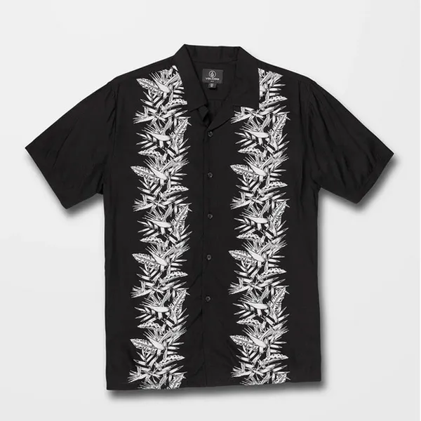 Volcom  |Tropical Patterns Unisex Street Style Short Sleeves Shirts