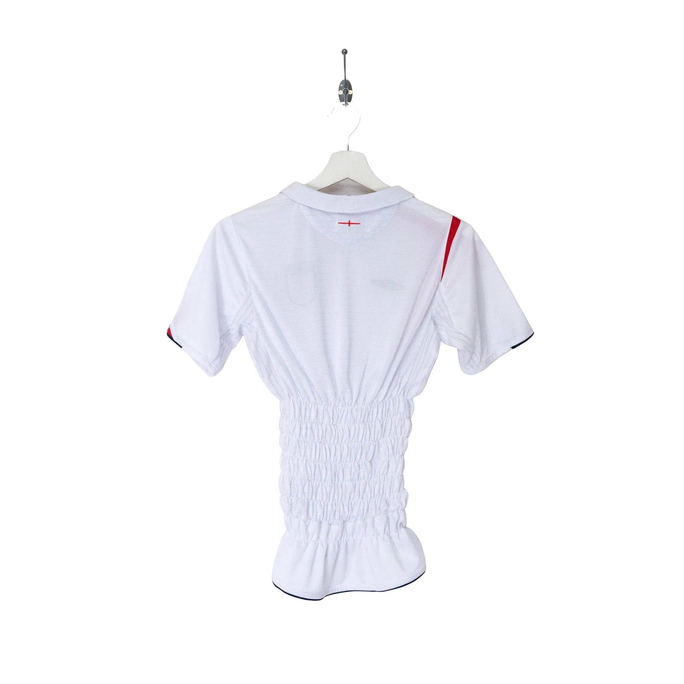 VT Rework : England x Umbro Half Shirred Top