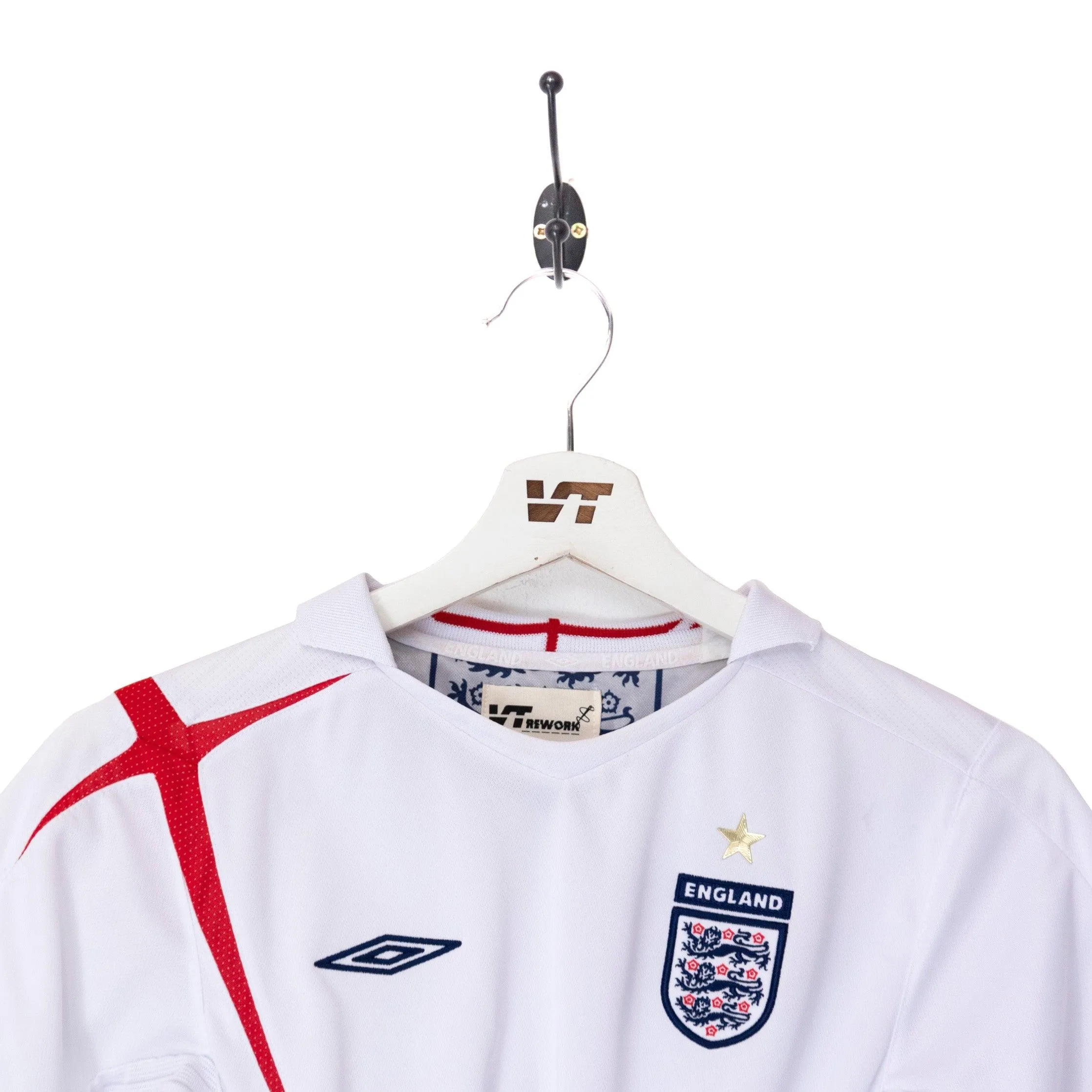 VT Rework : England x Umbro Half Shirred Top