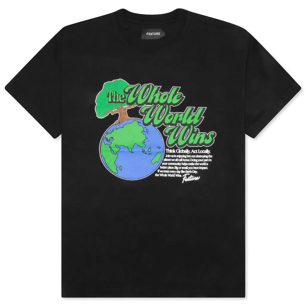 Whole World Wins Tee - Black