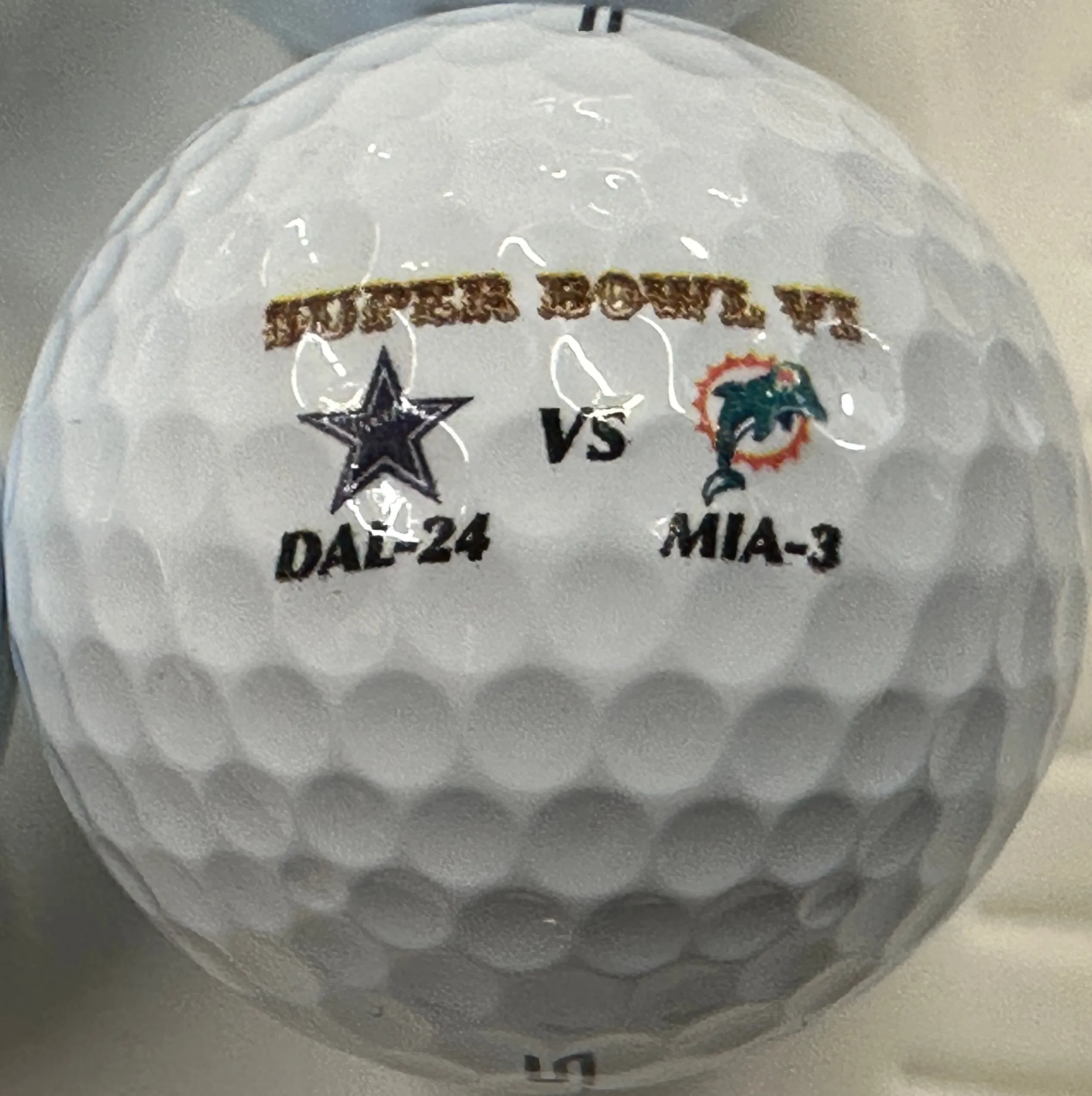 Wilson Staff Model Limited Edition Dallas Cowboys Super Bowl Golf Balls