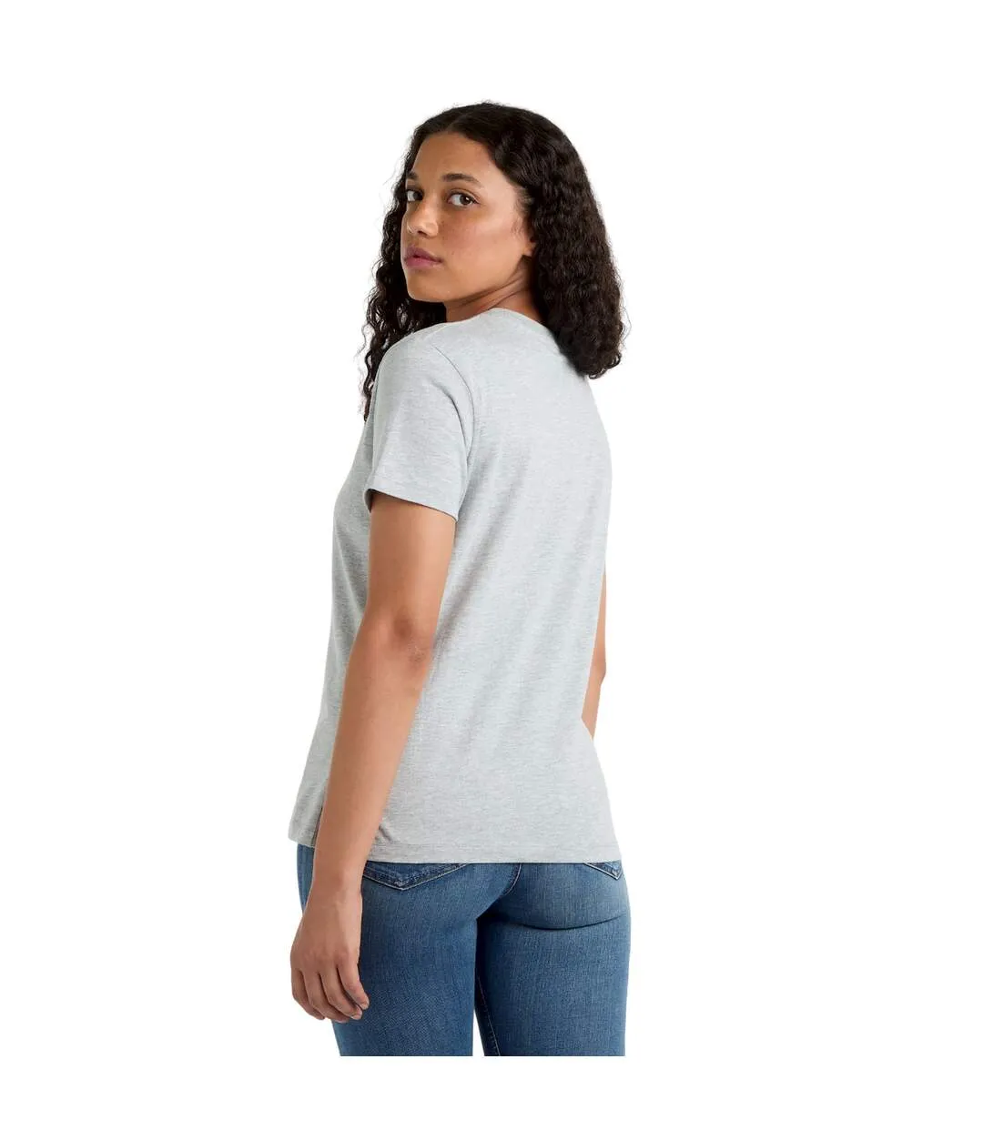 Womens/ladies core classic t-shirt grey marl/white Umbro