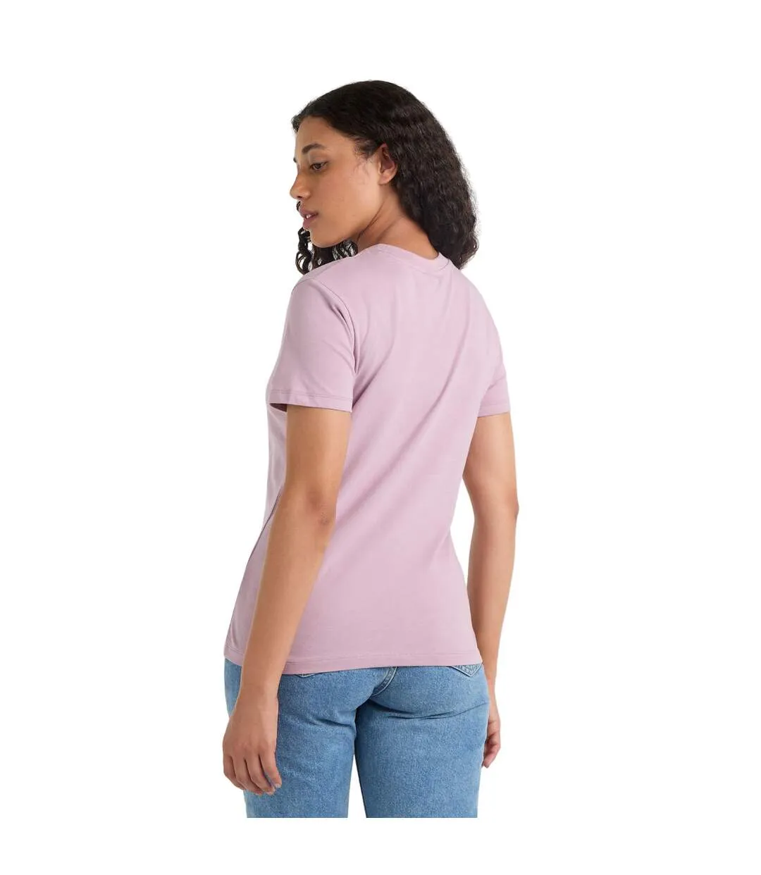 Womens/ladies core classic t-shirt mauve shadow/potent purple Umbro