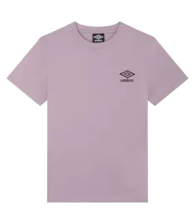 Womens/ladies core classic t-shirt mauve shadow/potent purple Umbro