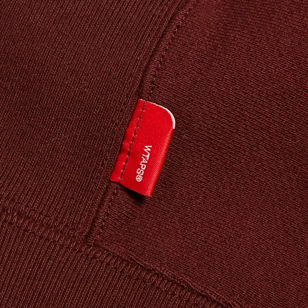 WTAPS Design Crew SweatBurgundy